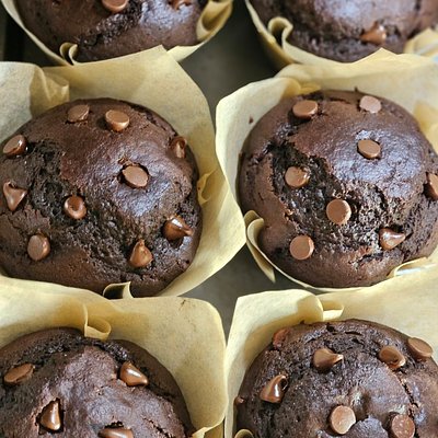 Double Choc. Chunk Jumbo Muffins