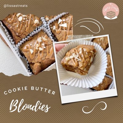 Cookie Butter Blondies 