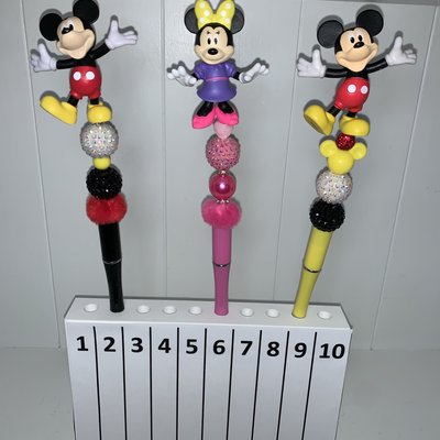 Mouse Themed Beaded Pens --- To Order Please Note The Number That Corresponds To The Pen(s) You Would Like To Purchase