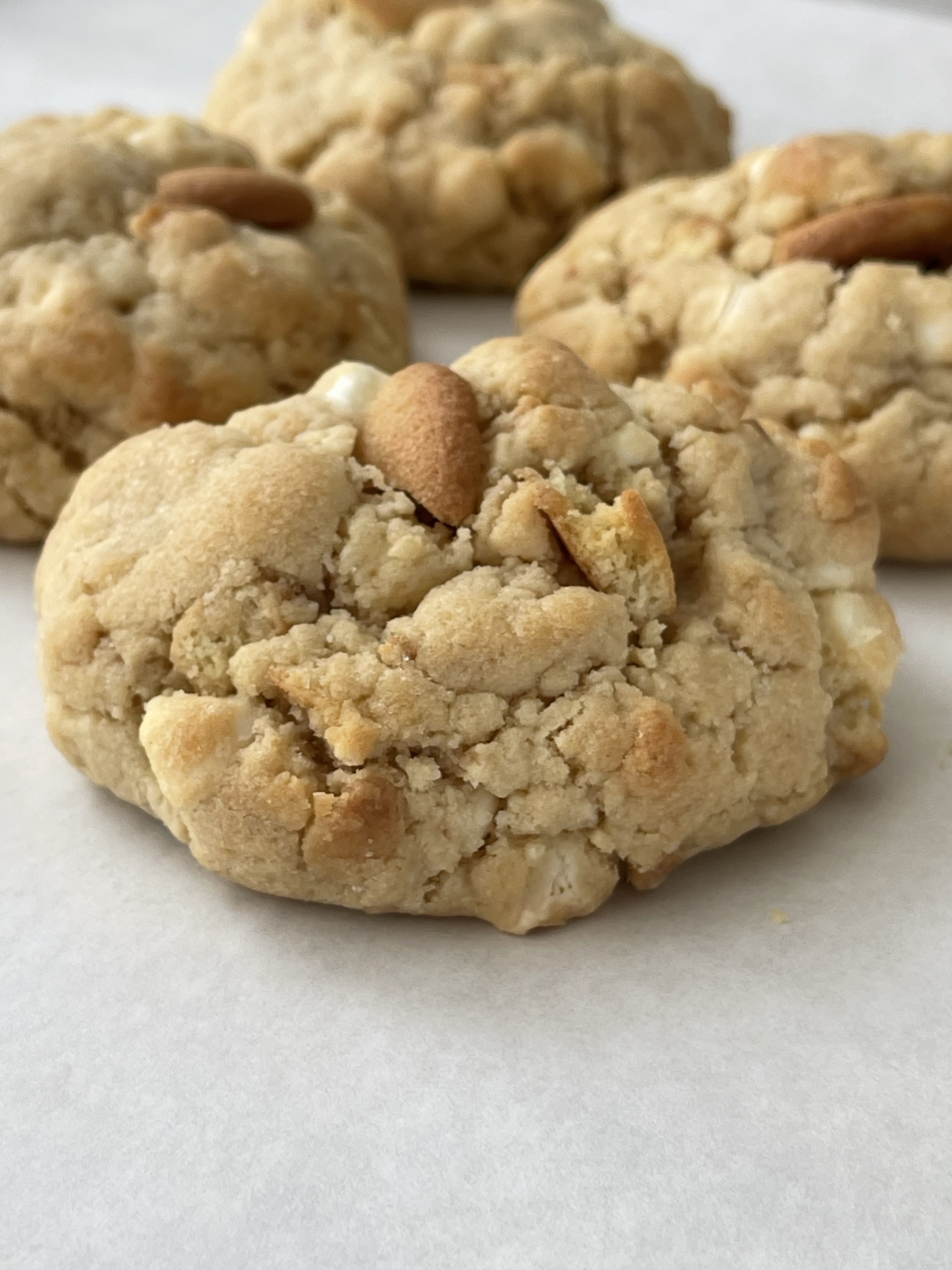 Banana Pudding White Chocolate Chip Cookies (1/2 Dozen)