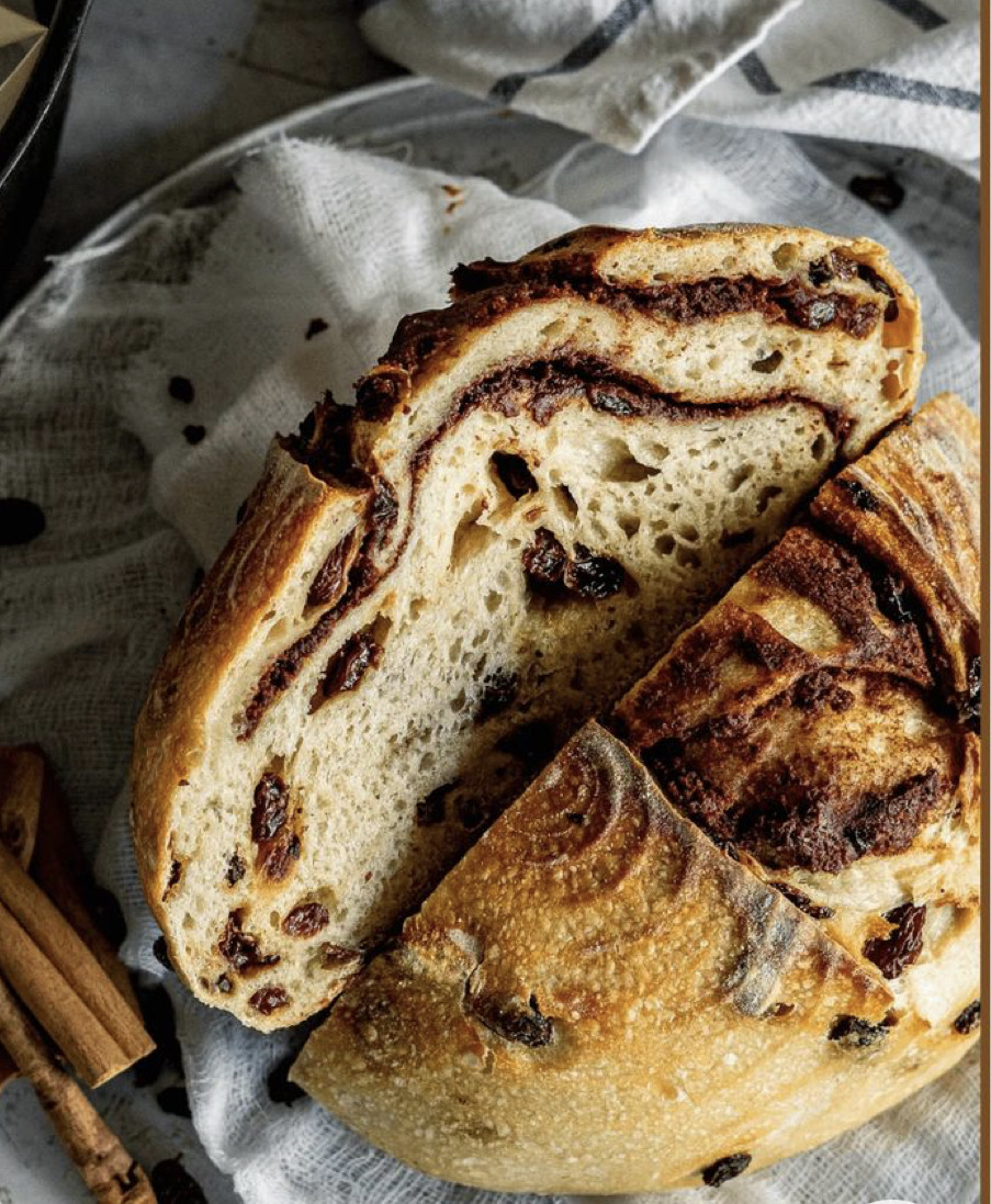 (large) Cinnamon Raisin Sourdough Focaccia
