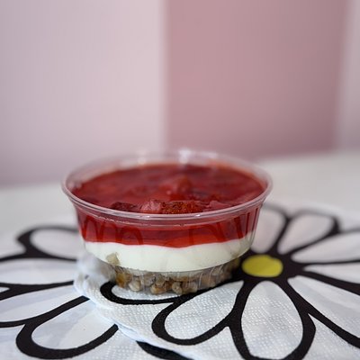 Strawberry Pretzel Salad Cups