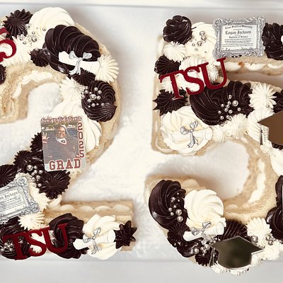 Number/Letter Cake 12”