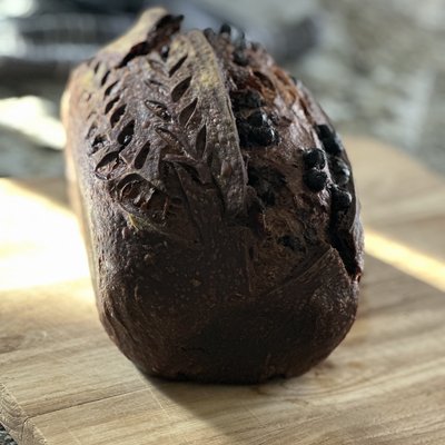 Double Chocolate Chip Sourdough Loaf