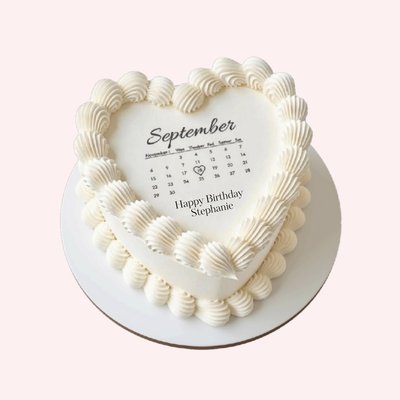 $50.00 Calendar Heart Cakes 