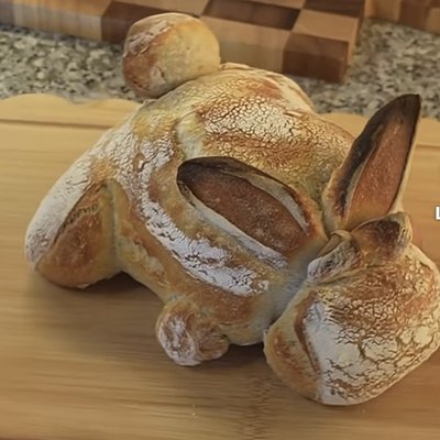 Bunny Sourdough Bread 