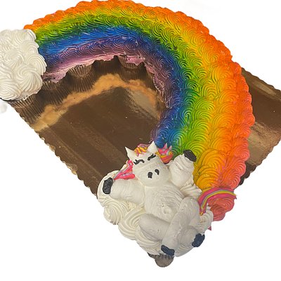 Unicorn Rainbow Cupcake Cake