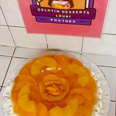 Peach Gelatin Bundt - Gelatina De Durazno 