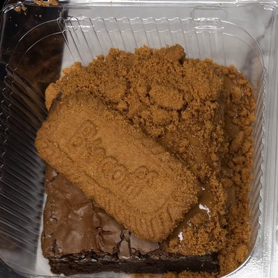 Biscoff brownie Slices 