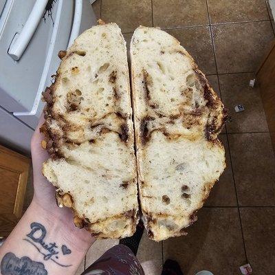 Crumbled Heath Sourdough Boule Loaf