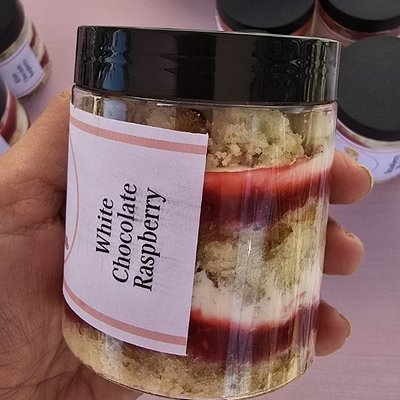 Raspberry White Chocolate Cake Jat