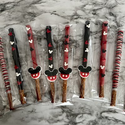 12 Chocolate Covered Pretzels