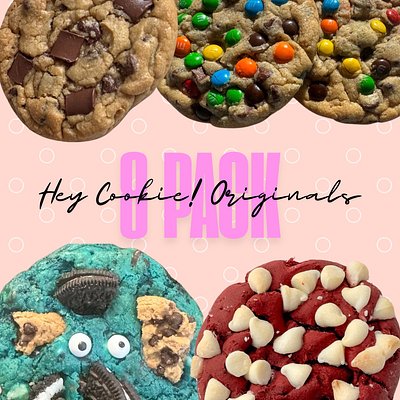 Hey Cookie! Originals 8 Pack