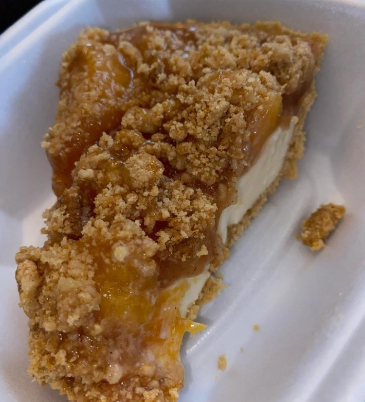 Peach Cobbler Cheesecake