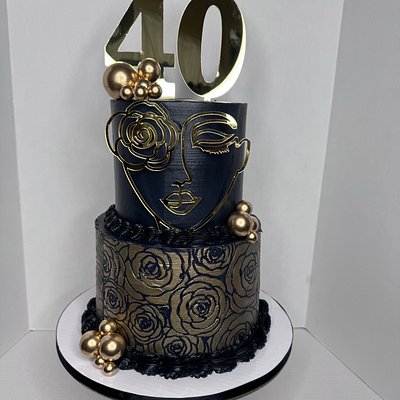 Two-Tier Custom Cake (6” & 8”)