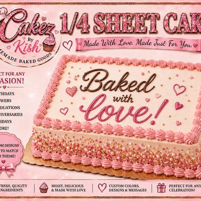 1/4 Sheet Cakez (13x9)