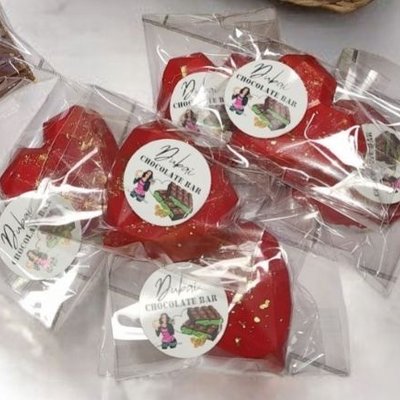 Dubai chocolate hearts ♥️