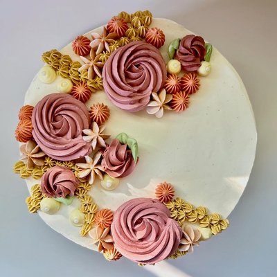 8”, 2-layer cake