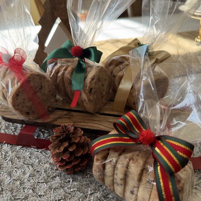Cranberry & Almonds Cookies Shortbread 