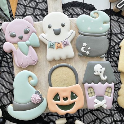 Halloween Vintage 6 Cookie Set