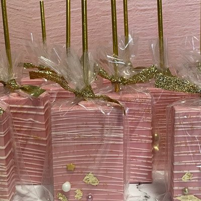 Custom Chocolate Covered Rice Krispie Treats