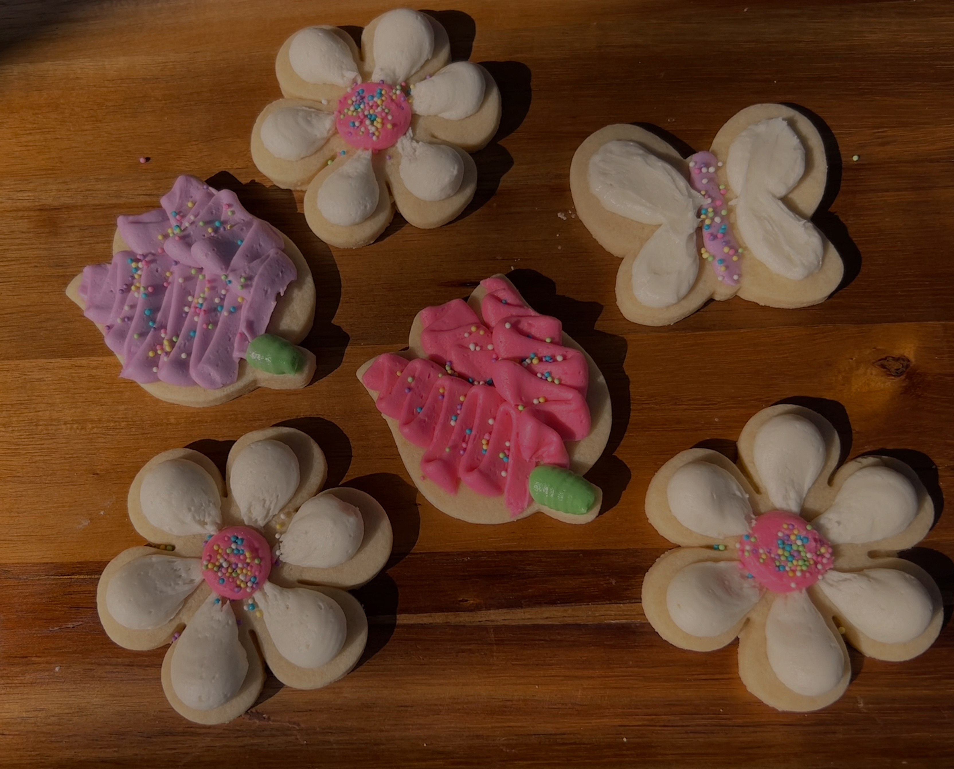 Almond Sugar Cookies- Spring Edition 