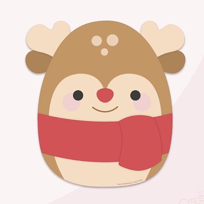 Reindeer Squishy Cookie