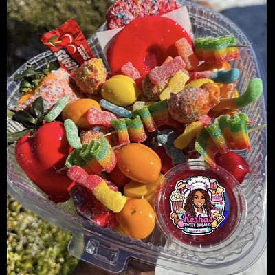 Large Candy Grapes Platter 