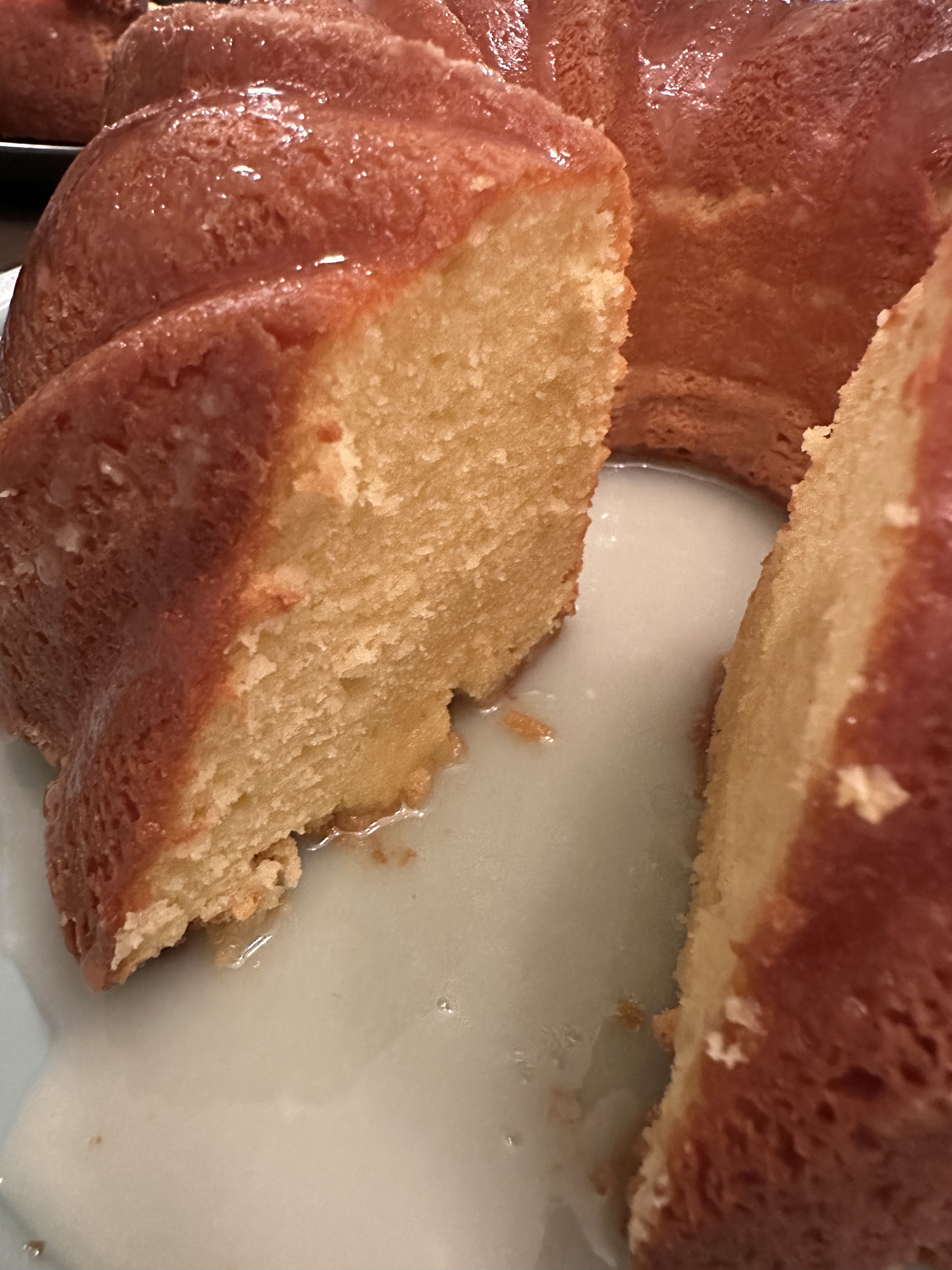 Lemon Cream Cheese Pound Cake 🍋