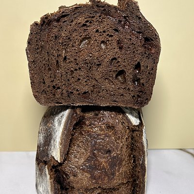 Double Chocolate Espresso Artisan Sourdough Loaf