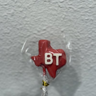 Texas Shape Cake Pop