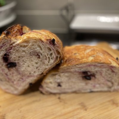 Blueberry 🫐With Vanilla Bean Sourdough Bread 🍞