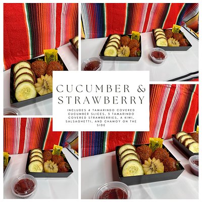 Tamarindo Cucumbers And Strawberries