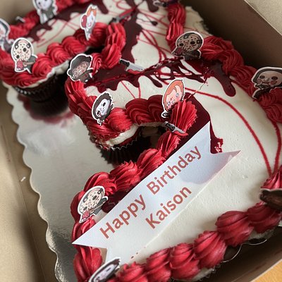 Pull Apart Number Cupcake 