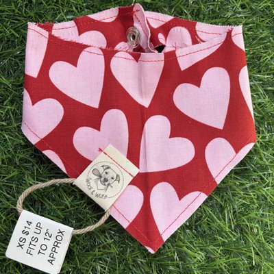 Extra Small Red & Pink Hearts