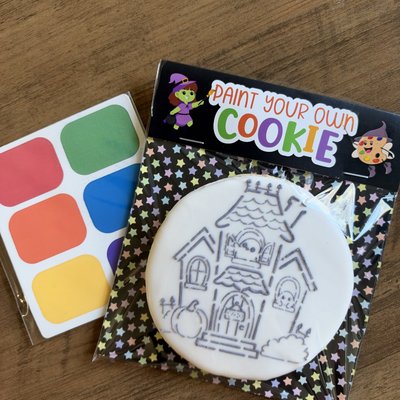 Halloween Paint Your Own Cookie