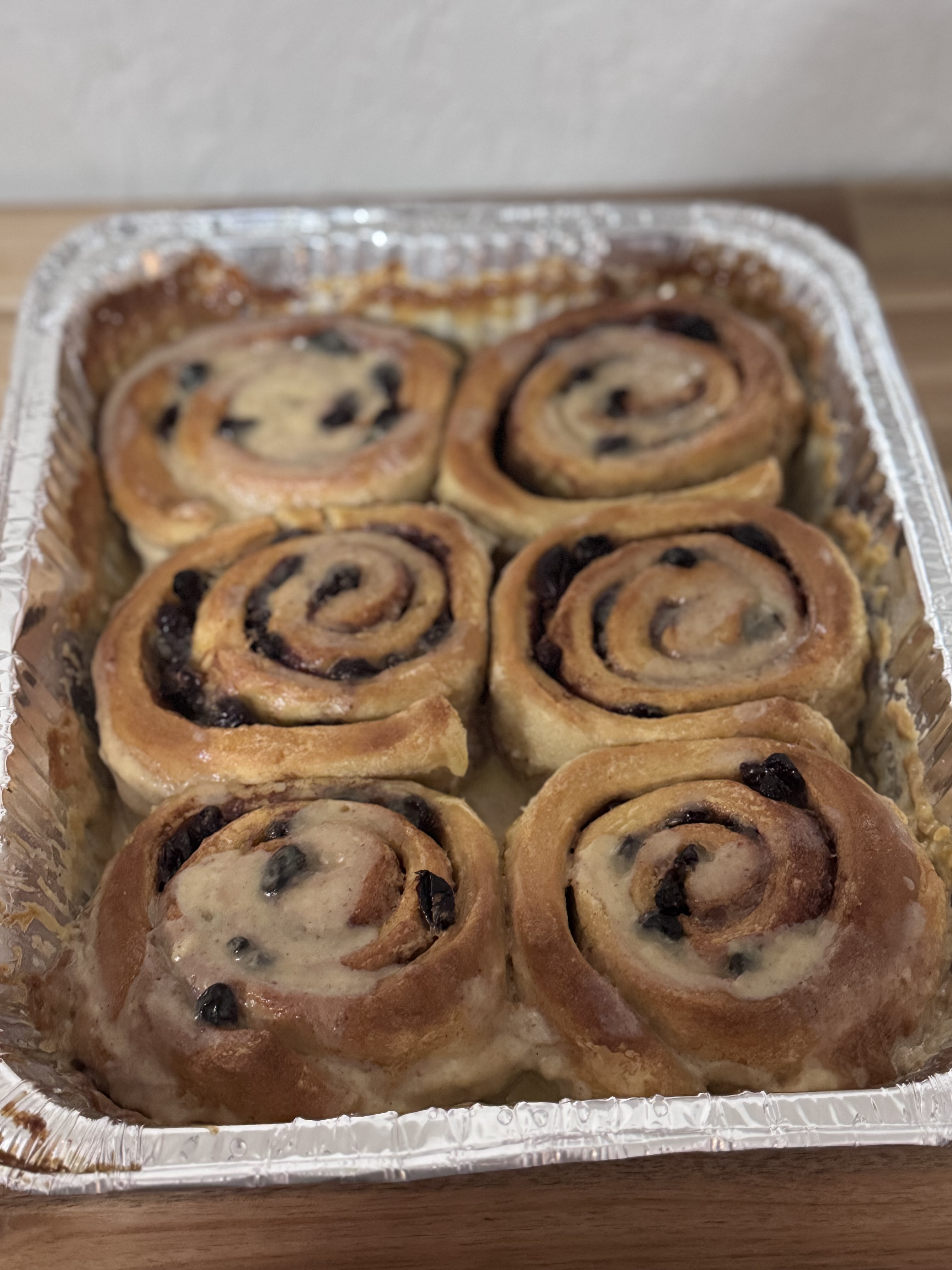 Raisin Cinnamon Rolls
