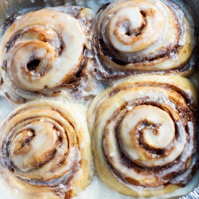 Cinnamon Rolls Baked freshly Classic cinnamon 