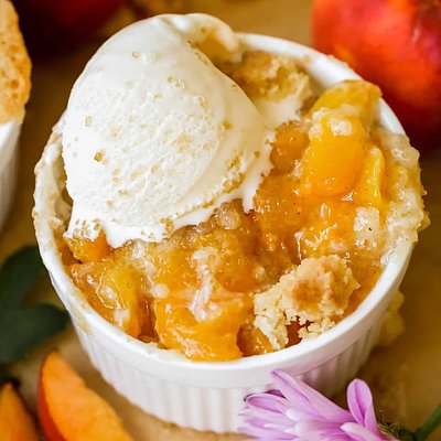 Peach Cobbler Full Pan