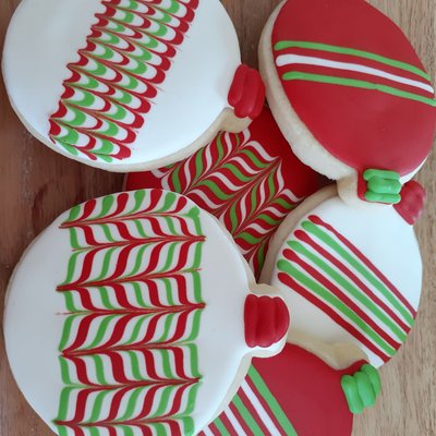 Ornament Iced Sugar Cookies