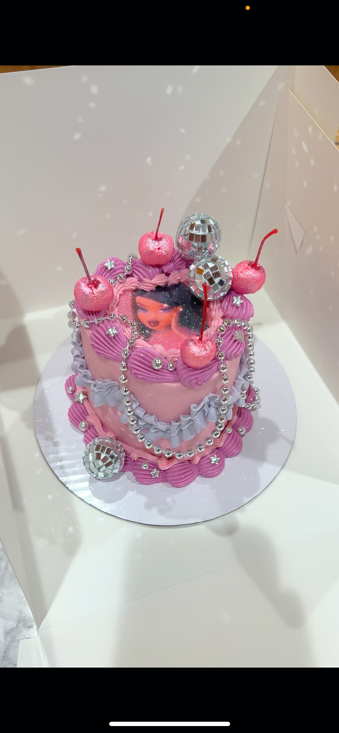 4in Cake Heart