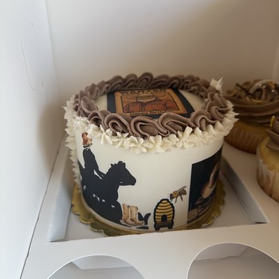 5” double layer cake