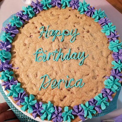 16 Inch Round Cookie Cake Single Layer