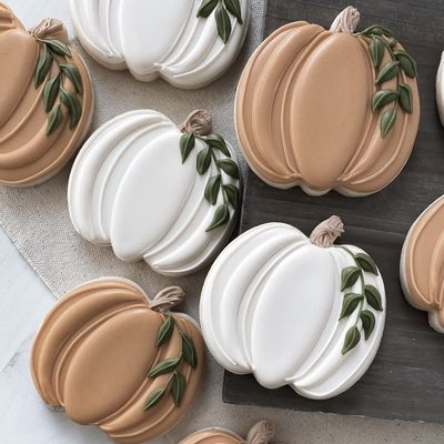 Leafy Pumpkin Cookie