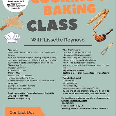 Cooking And baking Class Spring