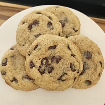 Organic Sourdough Chocolate Chip Cookies- 6 Count