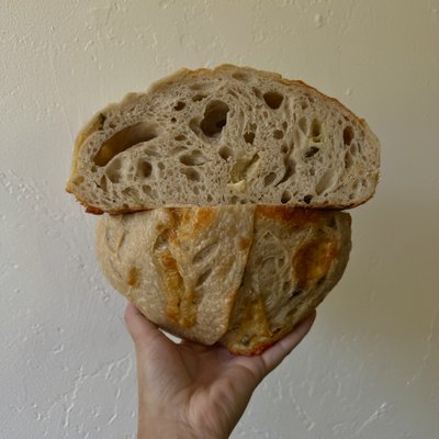 CHEDDAR & JALAPEÑO SOURDOUGH LOAF