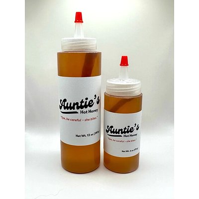 Auntie’s hot honey pack — 12oz + 6oz