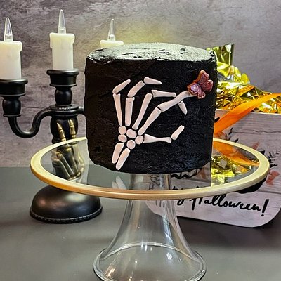 Skeleton Hand Cake