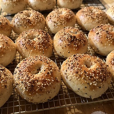 6 Everything Bagels